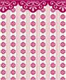 Dollhouse Miniature 1/4" Scale Wallpaper: Elegance, Garnet